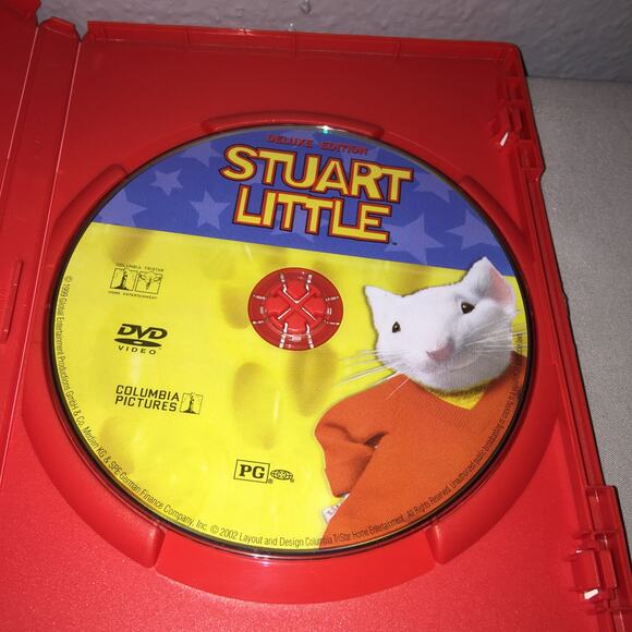 Dvd Used Stuart Little Deluxe Edition Columbia MIchael J. Fox Disc Near Perfect - Picture 3 of 3